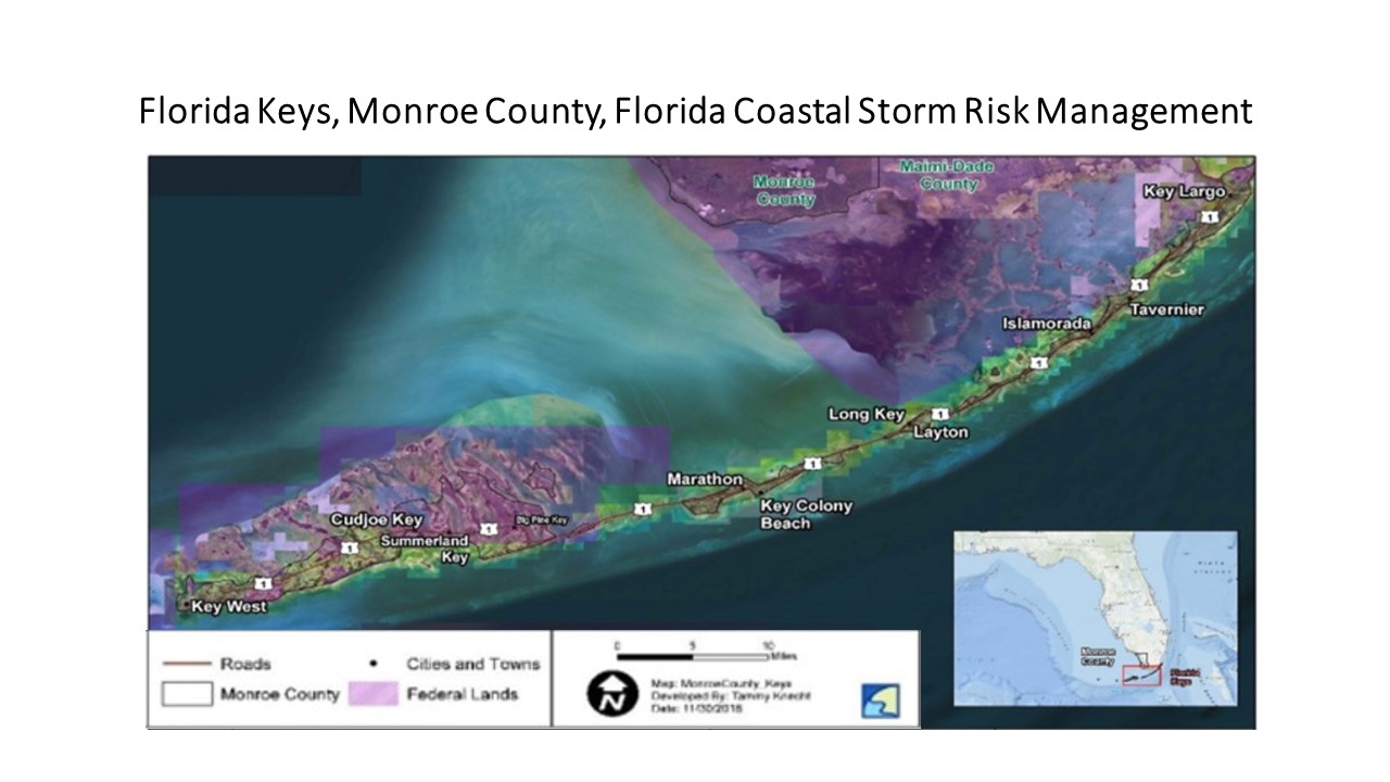 Map of Monroe County CSRM, FL